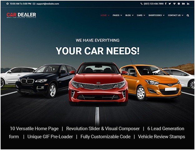 Car Dealer Automotive WordPress Theme – Review