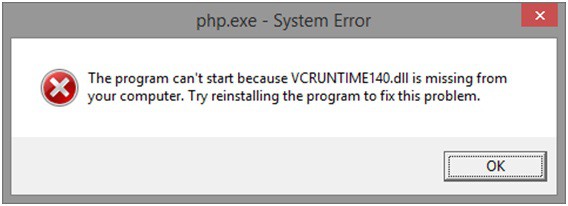 VCRUNTIME140.dll Is Missing…What to Do?