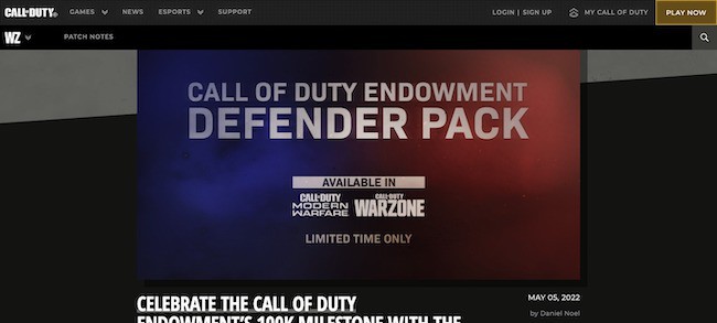 Activision Blizzard’s Call of Duty Endowment Meets Its Goal Two Years Early